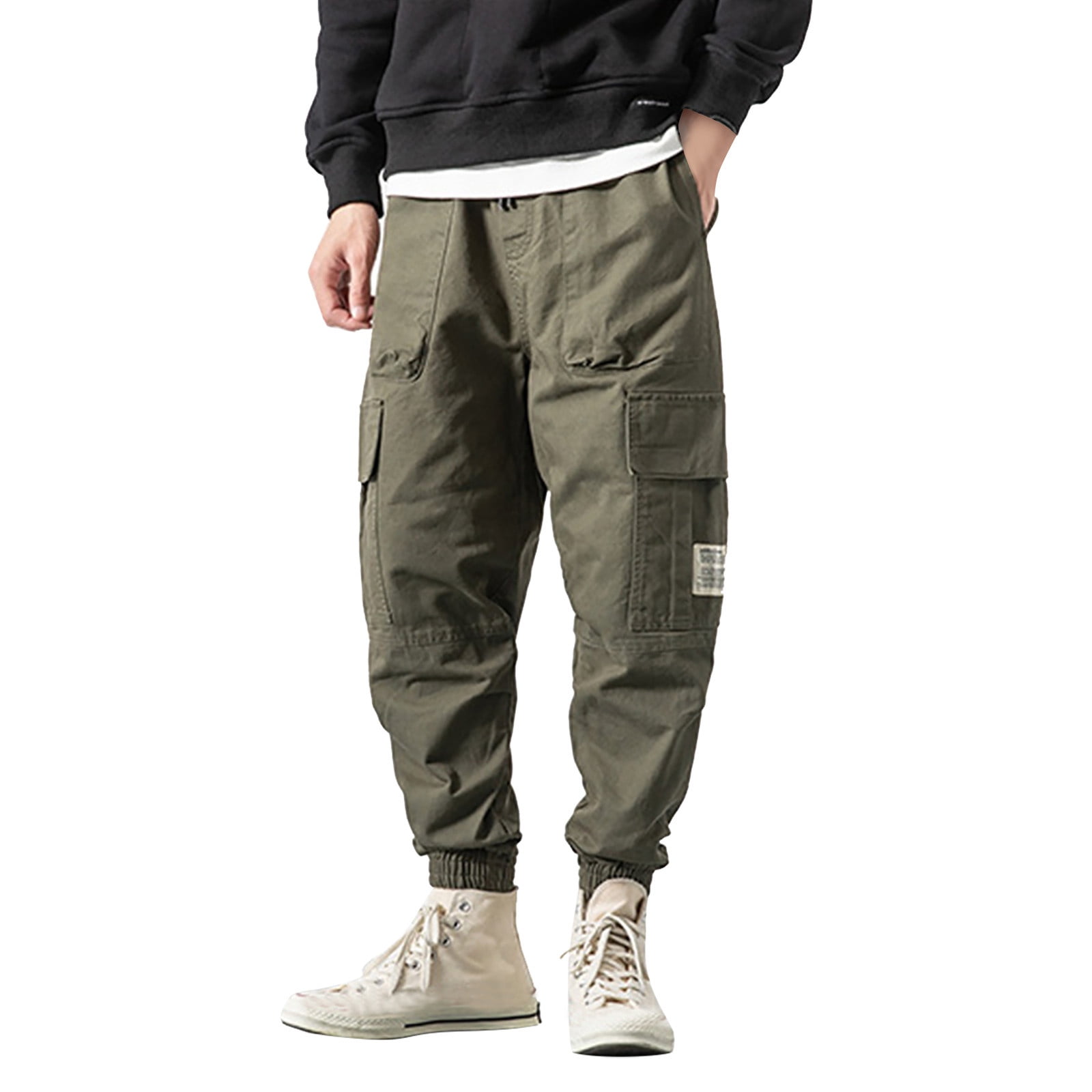 Cargo Work Pants For Men, Mens Tactical Pants Stretch, Mens Cargo Work Pants Ripstop Tactical Pant Multi Pockets Water Resistant Hiking Woking Construction