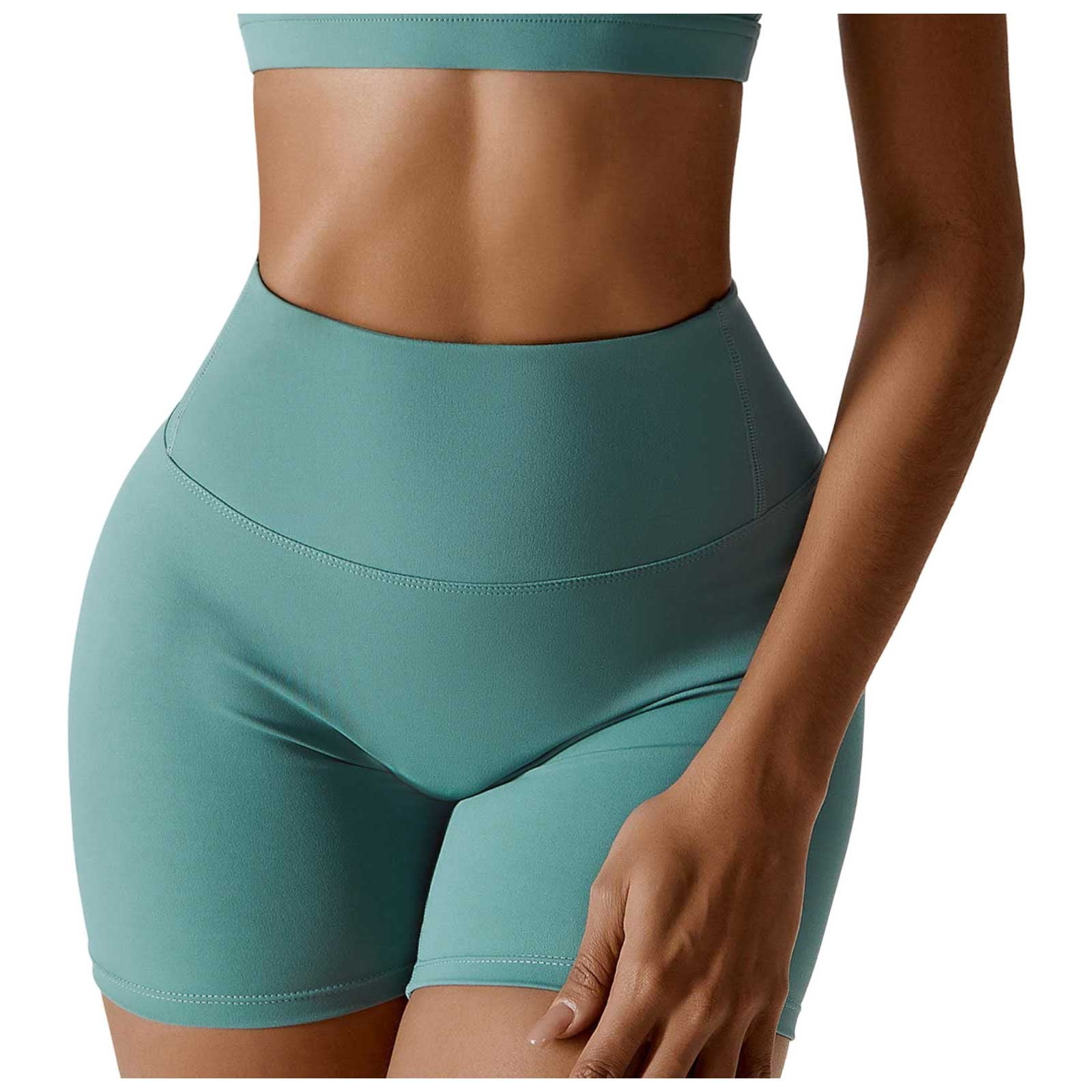 Kiittyyyy High Waist Yoga Shorts Woman Workout Shorts Black Running