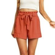 Kiittyyyy Short for Women To Workout in Clearance Shorts For Women Plus High Waisted Womens Drawstring Shorts Spandex Soft Shorts for Women Plus Running Shorts for Women With Pockets