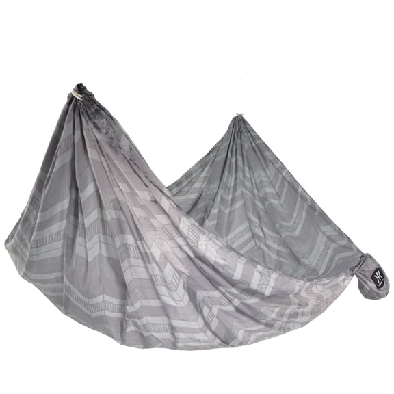 Kijaro Ultralight Hammock 1 - Person Tree Hammocks with Carry Bag, Hallett Peak Gray Destination Print