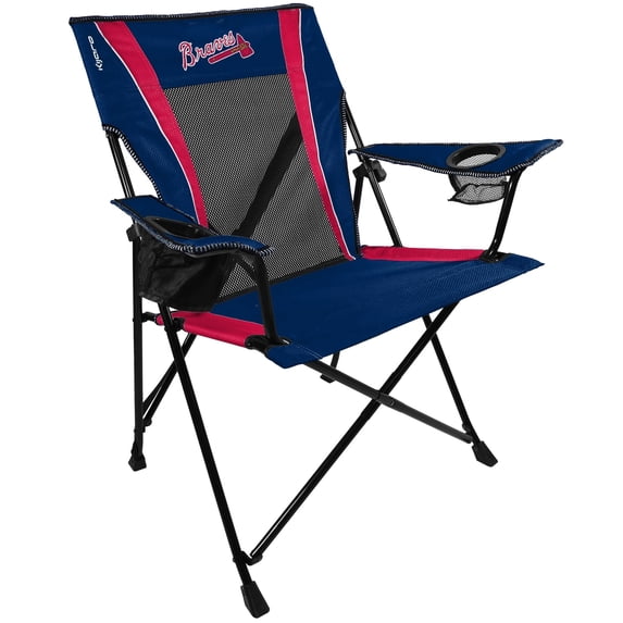 Kijaro Dual Lock Pro Atlanta Braves Seat Lock Camping Chairs with Carry Bag