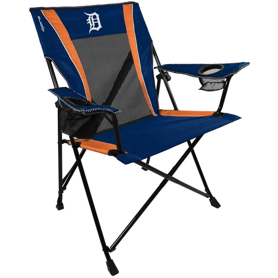Kijaro Dual Lock Pro Detroit Tigers Seat Lock Camping Chairs with Carry Bag