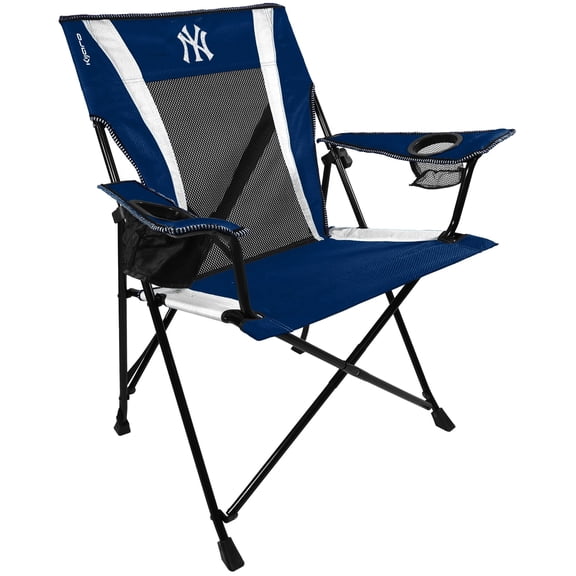 Kijaro Dual Lock Pro New York Yankees Seat Lock Camping Chairs with Carry Bag