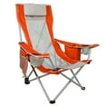 thumbnail image 1 of Kijaro Fiji Sunset Orange Folding Portable Beach Sling Chair, Ripstop Polyester, 1 of 8