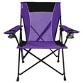 thumbnail image 1 of Kijaro Kawachi Dual Lock Portable Camping Chair for Outdoor, Strong Polyester, Purple, 1 of 13