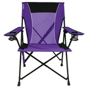 Kijaro Kawachi Dual Lock Portable Camping Chair for Outdoor, Strong Polyester, Purple