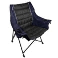 thumbnail image 1 of Kijaro Quilted Club Foldable Camping Chairs with Carry Bag, Belize Blue, 1 of 5