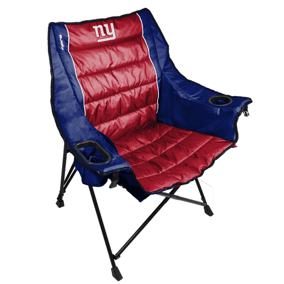 Kijaro Quilted Club Pro New York Giants Foldable Camping Chairs with Carry Bag