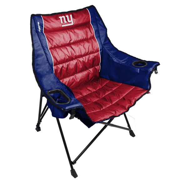 Kijaro Quilted Club Pro New York Giants Foldable Camping Chairs with Carry Bag
