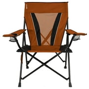 Kijaro XXL Dual Lock Chair - Victoria Desert Orange, Open size: 28.3 in. L x 39.5 in. W x 40 in" H