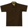 thumbnail image 1 of Kik Wear -Brown Women's Work Shirts - Medium, 1 of 1