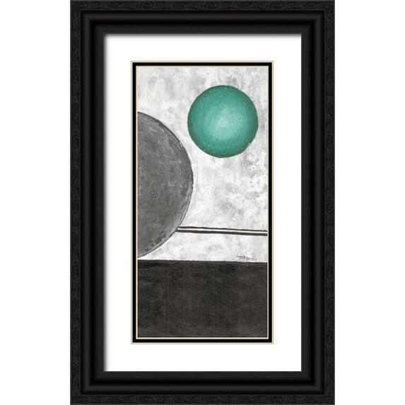 Kikani, Umang 14x24 Black Ornate Wood Framed with Double Matting Museum Art Print Titled - Sphere II