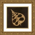 thumbnail image 1 of Kikani, Umang 15x15 Gold Ornate Wood Framed with Double Matting Museum Art Print Titled - Exotic Leaf II, 1 of 4