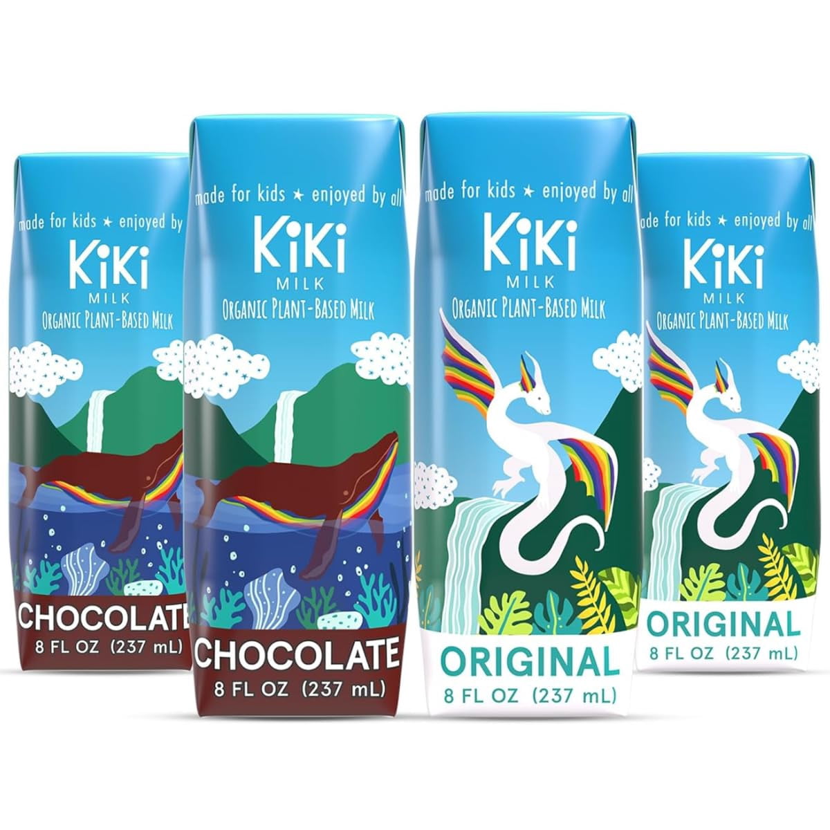 Kiki Milk Plant Based OKA4 Milk - The Starter Kit - Milk 8oz & Organic ...