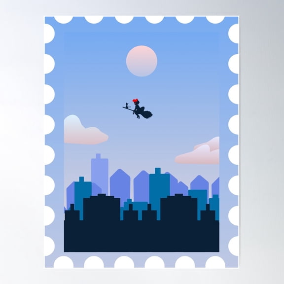 Kiki'S Delivery Service Poster Wall Art, Modern Wall Decor For Living Room Bedroom, 8x12 UNFRAMED