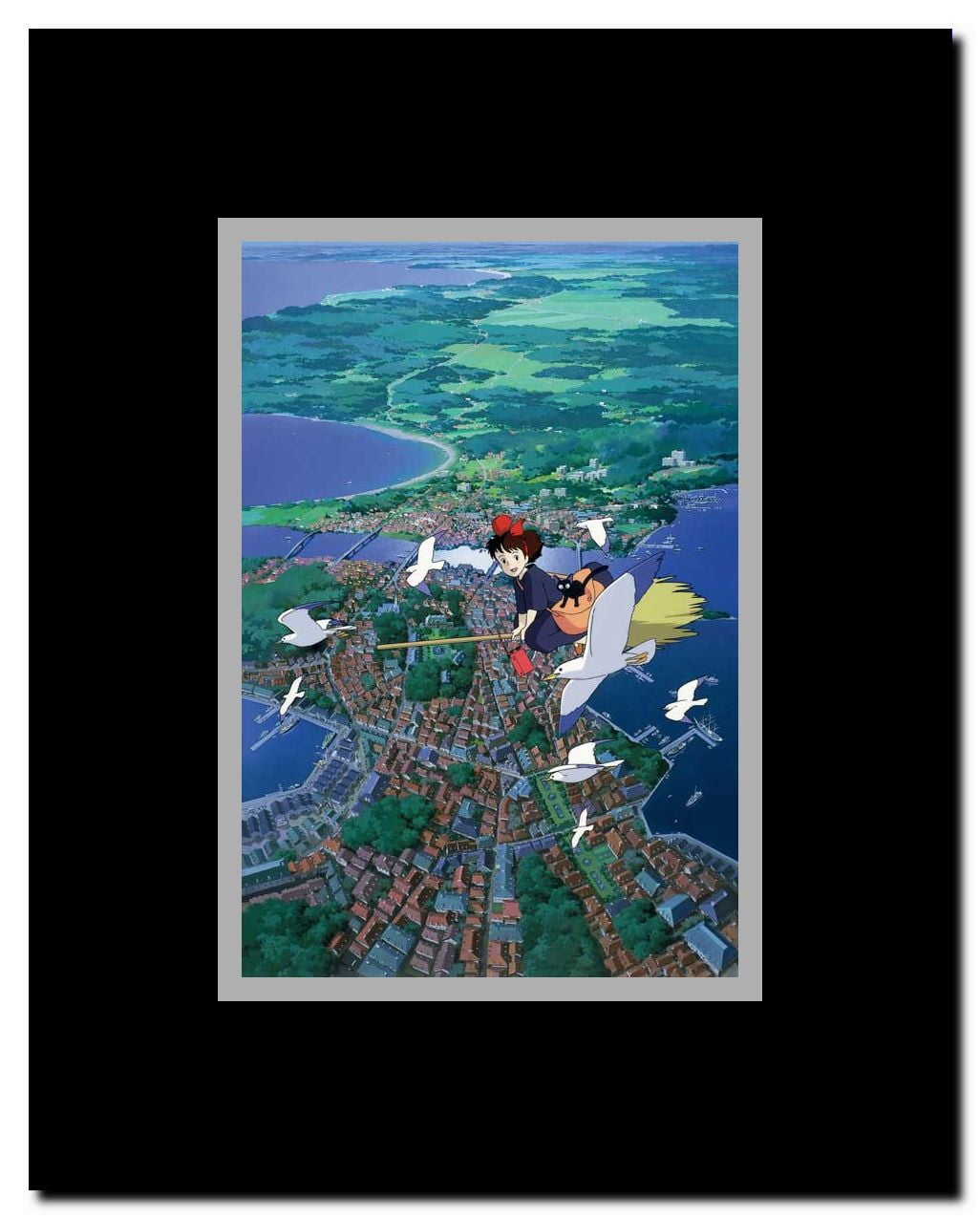 Kiki's Delivery Service Framed Movie Poster