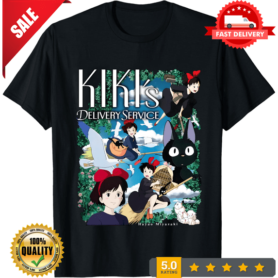 Kiki's Delivery Service T-Shirt Up to size 4XL Up to size 4XL, CROWD FAVORIT-TH69557