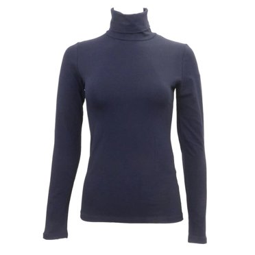 Kikiriki Long Sleeve Cotton Turtleneck Shell 12714