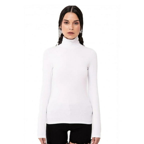 Kikiriki Long Sleeve Cotton Turtleneck Shell 12714