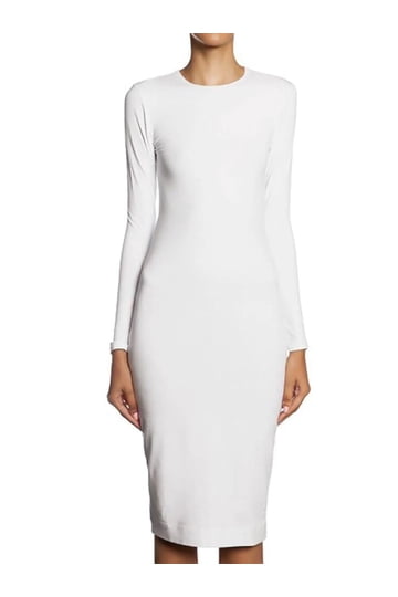 green emerald velvet dress White Embroidered Scallop Hem Dress - Maxi Dresses