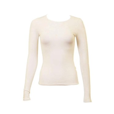 Kikiriki Wide Neck Long Sleeve Cotton Shell