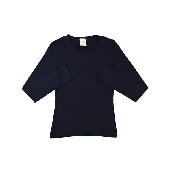 Kikiriki Wide Neck Long Sleeve Cotton Shell