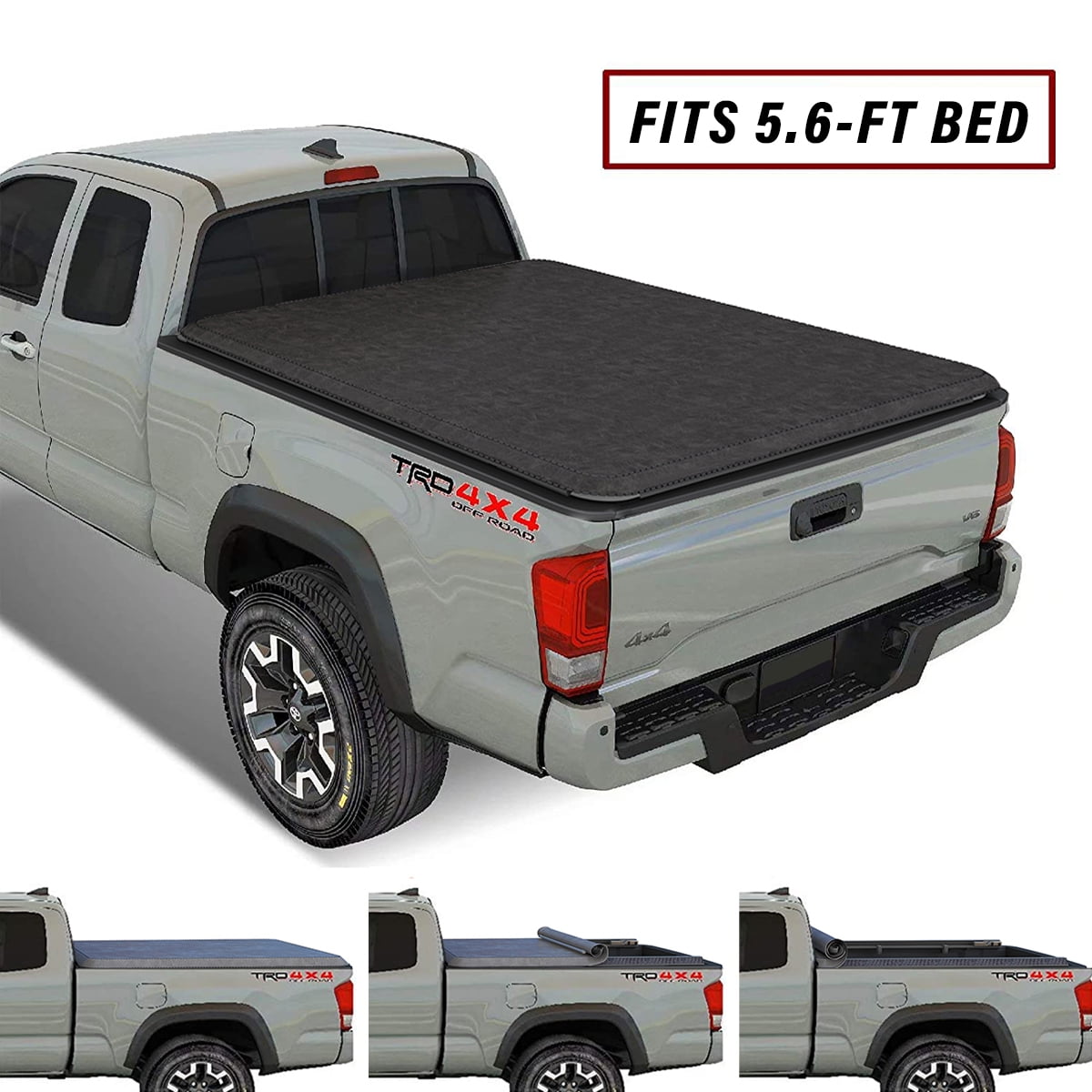 Kikito Vinyl Soft Roll Up Tonneau Cover Truck Bed For 2022 2024 Tundra kikito-vinyl-soft-roll-up-tonneau-cover-truck-bed-for-2022-2024-tundra