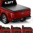 thumbnail image 1 of Kikito professional Soft Tri-Fold Truck Bed Tonneau Cover for 2015 - 2021 F150 5.5ft (67.1in) Bed, 1 of 9