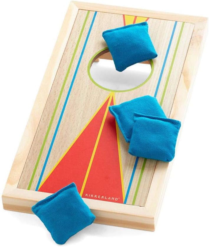 Kikkerland Desktop Cornhold Bean Bag Game
