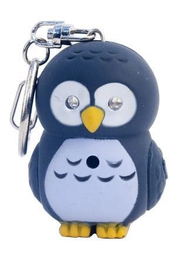 Kikkerland KRL26TC Owl LED Keychain with Sound - 2 pack