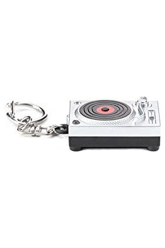 Kikkerland KRL45 Turntable Light-Up LED Keychain