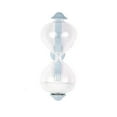 thumbnail image 1 of Kikkerland Magnetic 3-Minute Hourglass Sand Kitchen Timer - Blue, 1 of 5
