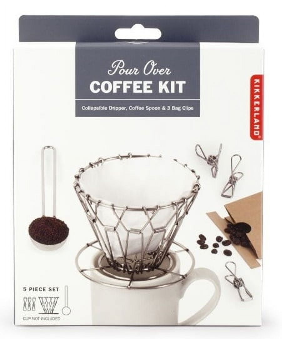 Kikkerland Pour Over Coffee Kit