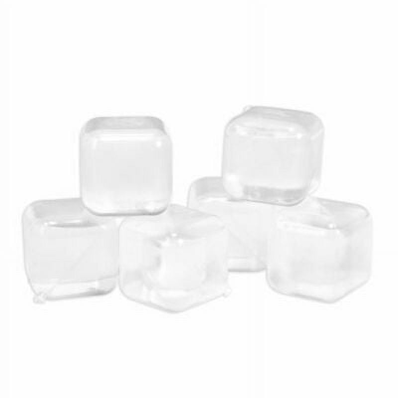 Kikkerland Reusable Square Clear Ice Cubes Set of 30