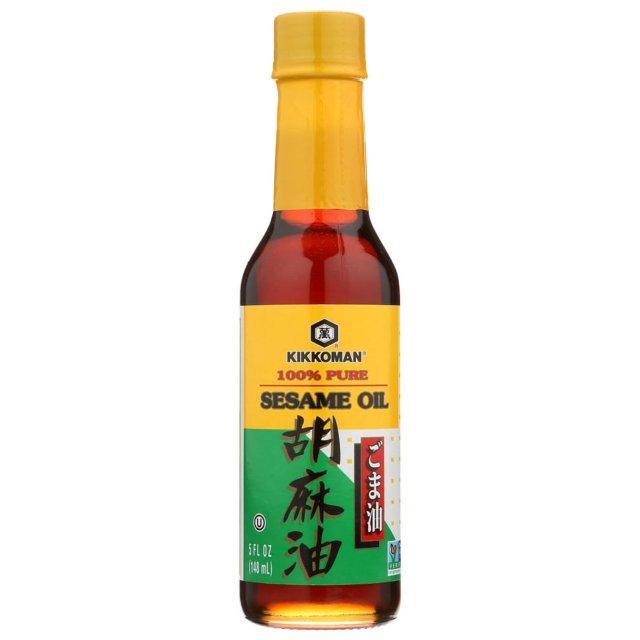 Kikkoman 100 Pure Sesame Oil, 5 fl oz