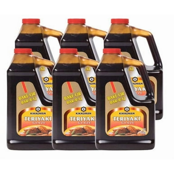 Kikkoman 5 lb Teriyaki Glaze - 6/Case - Elevate Your Dishes with Flavorful Teriyaki Glaze