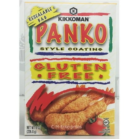 Kikkoman 8 oz Sylte Coating Gluten Free Panko, Pack of 12