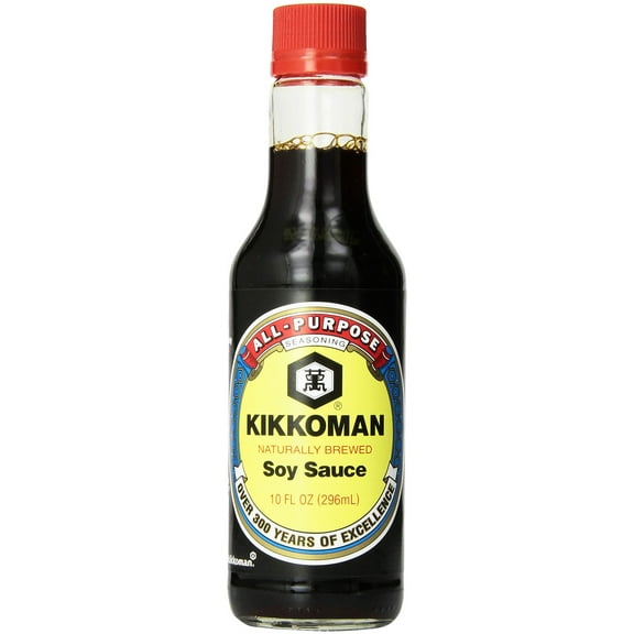Kikkoman All-Purpose Seasoning Naturally .. Brewed Soy Sauce, 10 .. Ounce