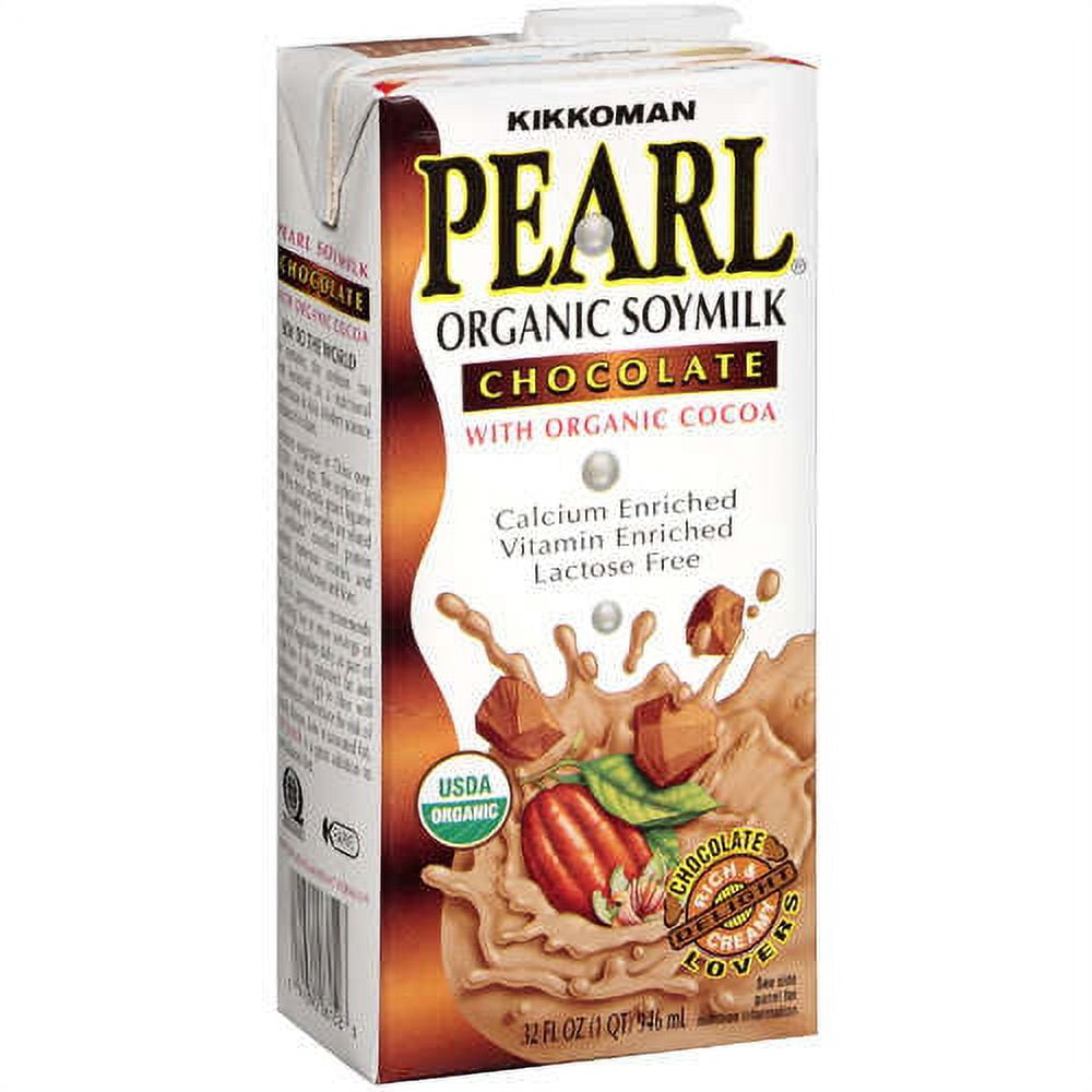Kikkoman Chocolate Pearl Organic Soymilk, 32 oz