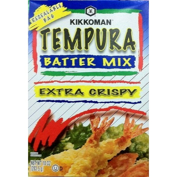 Kikkoman, Extra Crispy Tempura Batter Mix, 10oz Box (Pack of 4) by Kikkoman