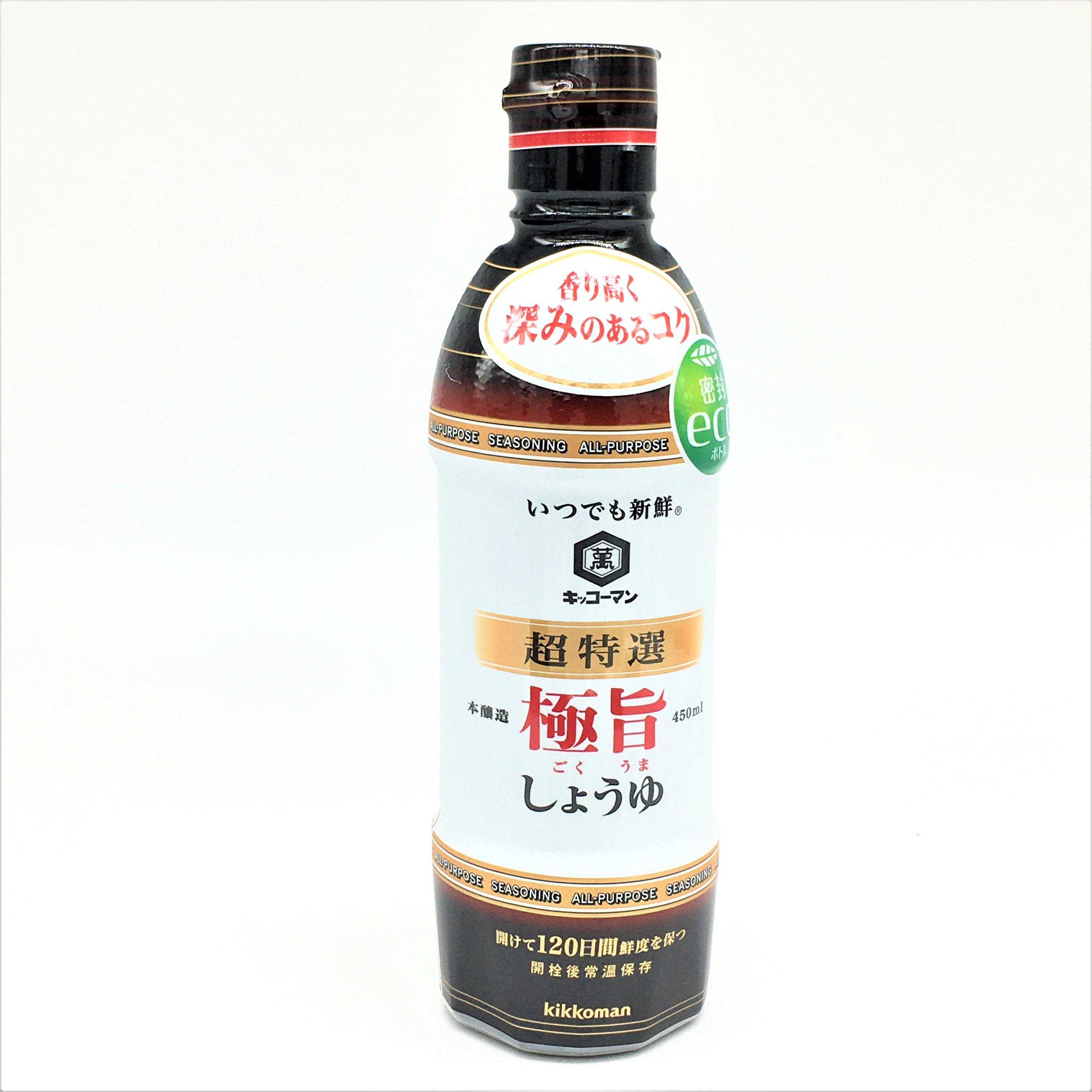 Kikkoman Extra Fancy Prime Umami Soy Sauce, 450mL, Product of