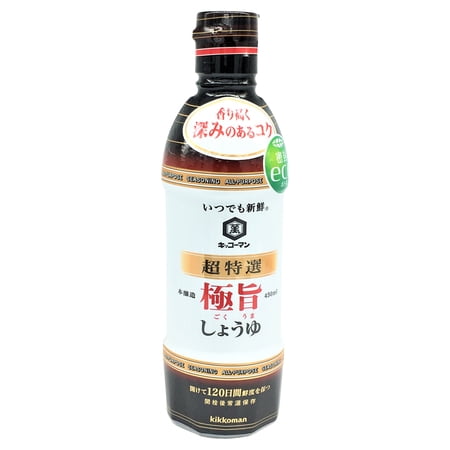 KIKKOMAN EXTRA FANCY PRIME UMAMI SOY SAUCE 15.3FL OZ/450ML