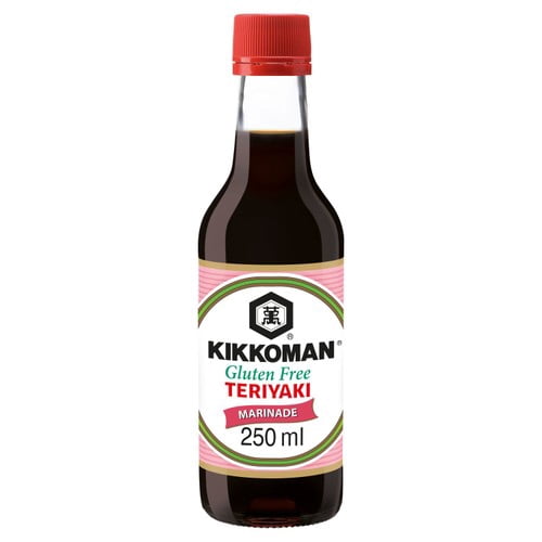 Kikkoman Gluten Free Teriyaki Marinade 250ml, British Import (Pack of 2)
