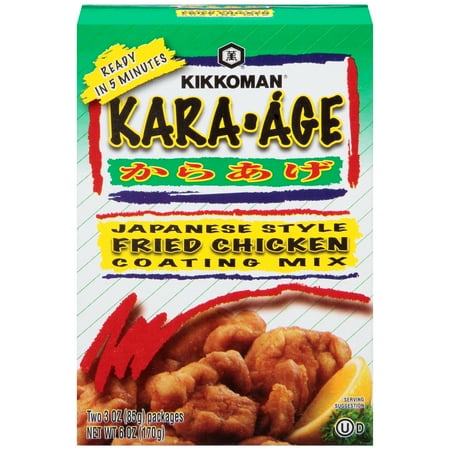 Kikkoman Certified Kosher Kara-Age Soy-Ginger Coating Mix, 6 oz Box