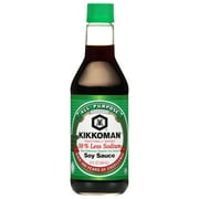 Kikkoman Less Sodium Soy Sauce, 15 oz