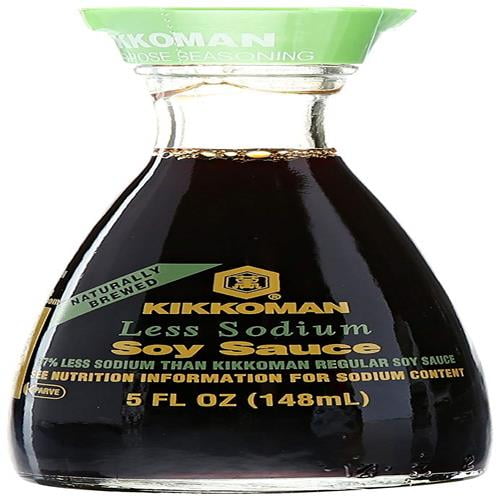 Kikkoman Lite Soy Sauce, Cruet, 5 Oz - Pack of 2