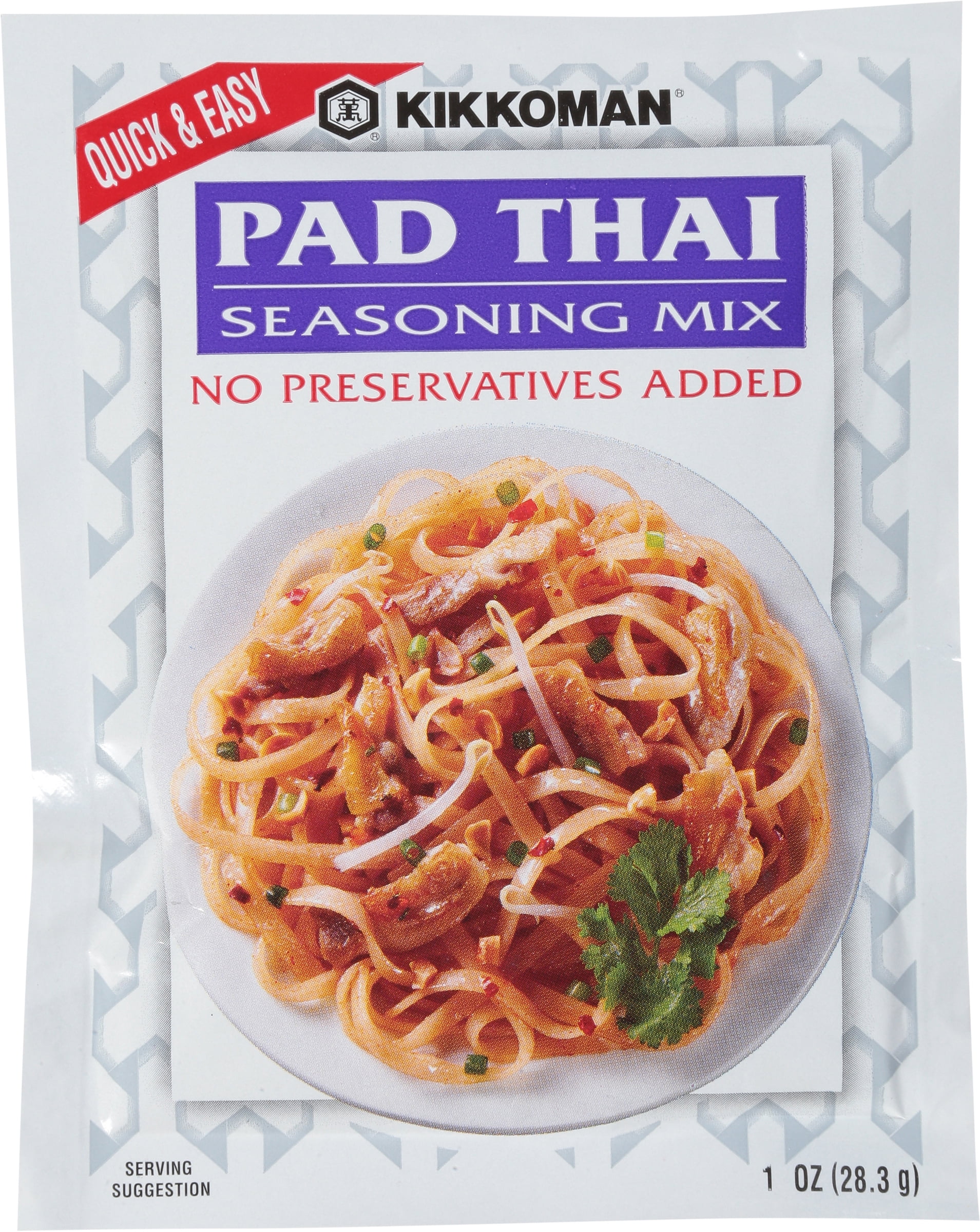 Kikkoman Pad Thai Seasoning Mix, 1 oz Packet