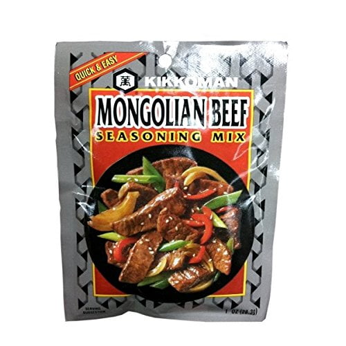 Kikkoman Mongolian Beef Seasoning Mix 1 oz (Pack of 24)