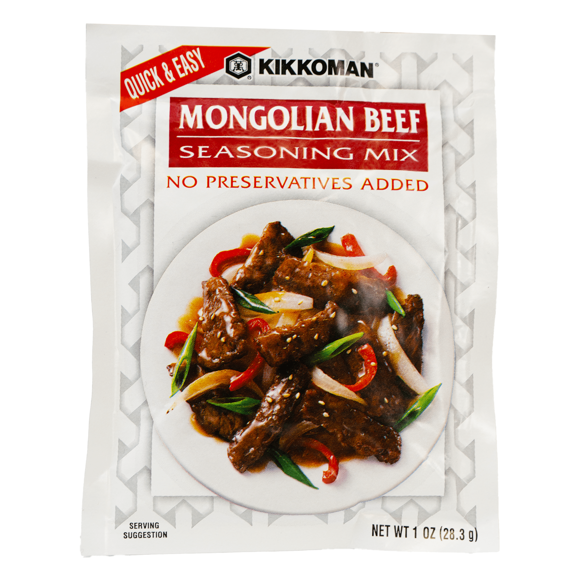 Kikkoman Mongolian Beef Seasoning Mix, 1 oz Packet
