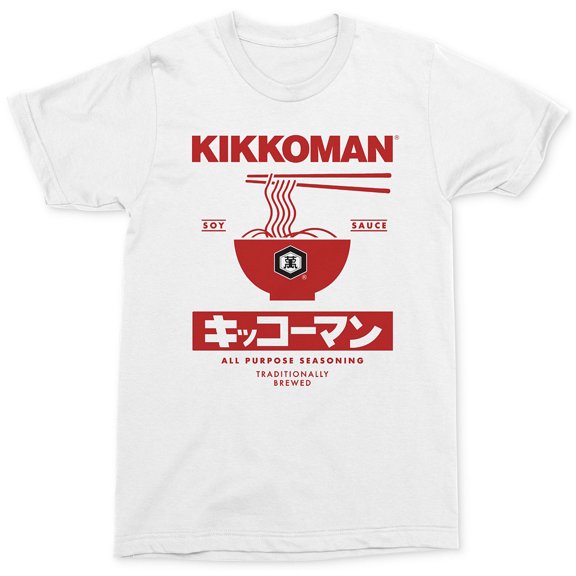 Kikkoman Noodles Soy Sauce Label Adult T-Shirt
